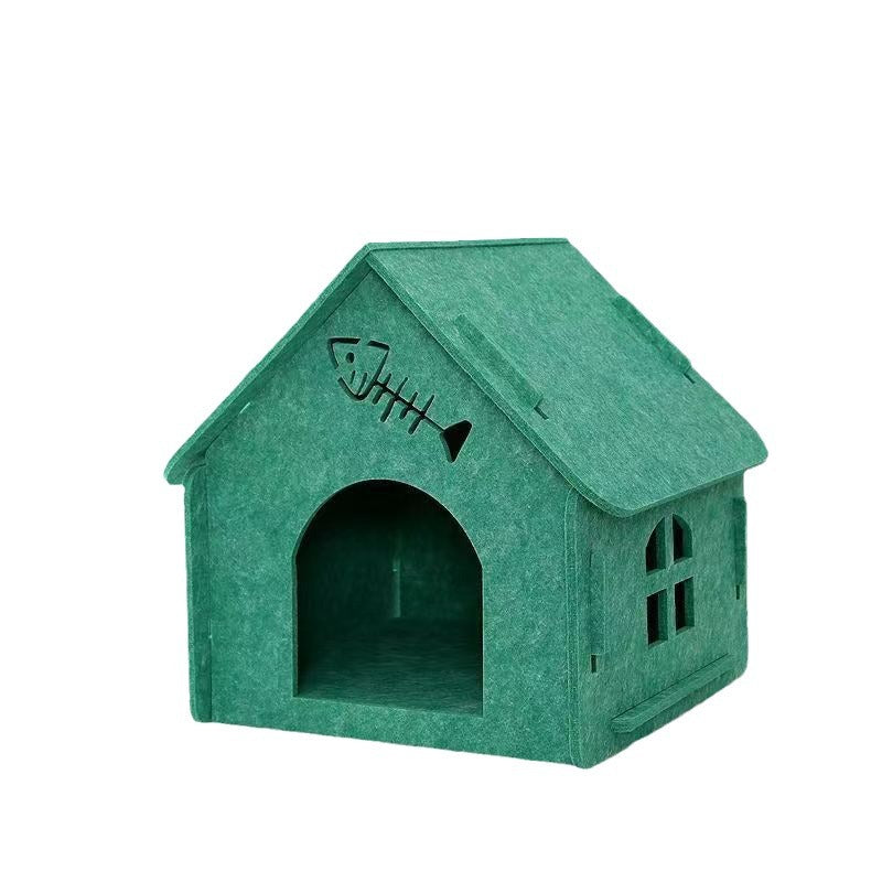 Skládací domeček pro kočky