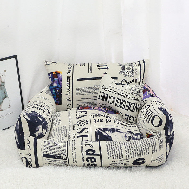 Pohovka styl potisk pro domácí mazlíčky